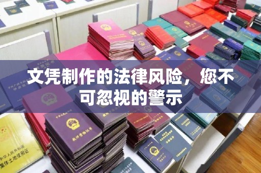 海东文凭制作的法律风险，您不可忽视的警示