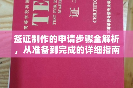 含山签证制作的申请步骤全解析，从准备到完成的详细指南
